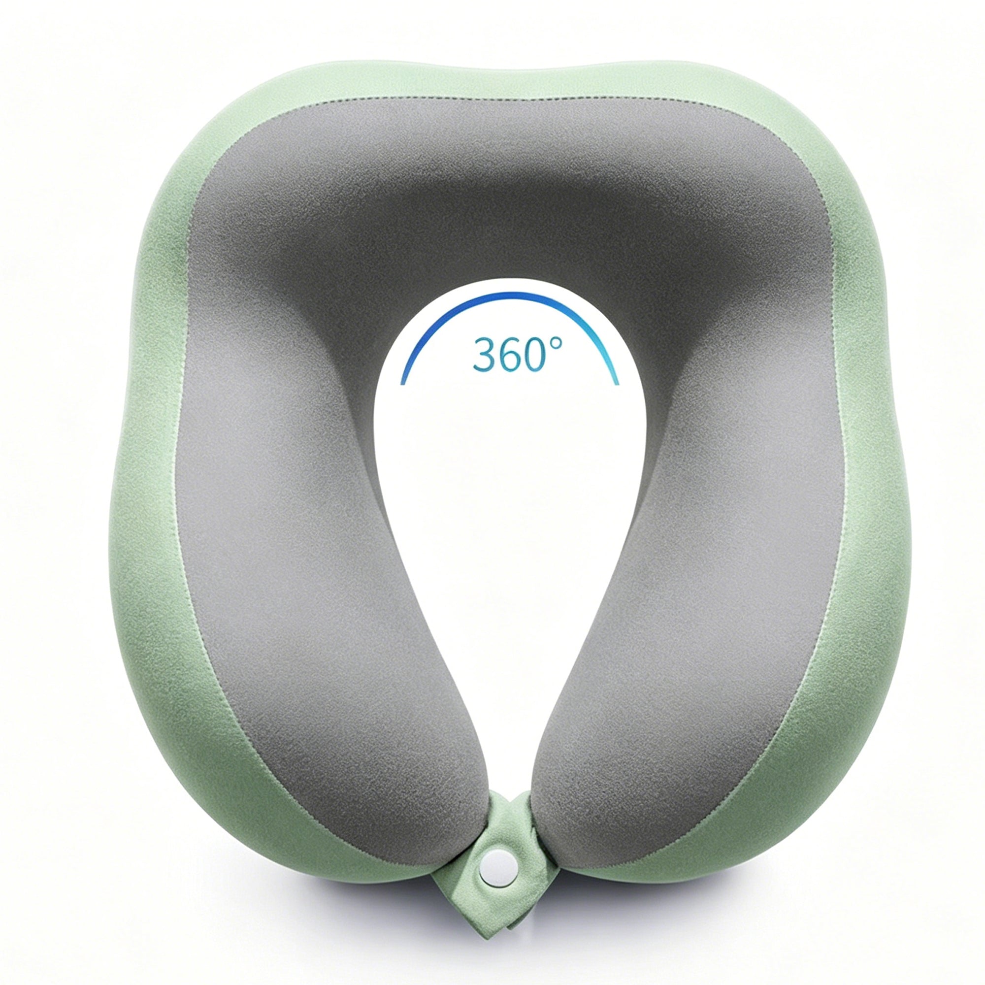 Ergonomic Travel Pillow with Capsule Case 360° Neck & Chin Support