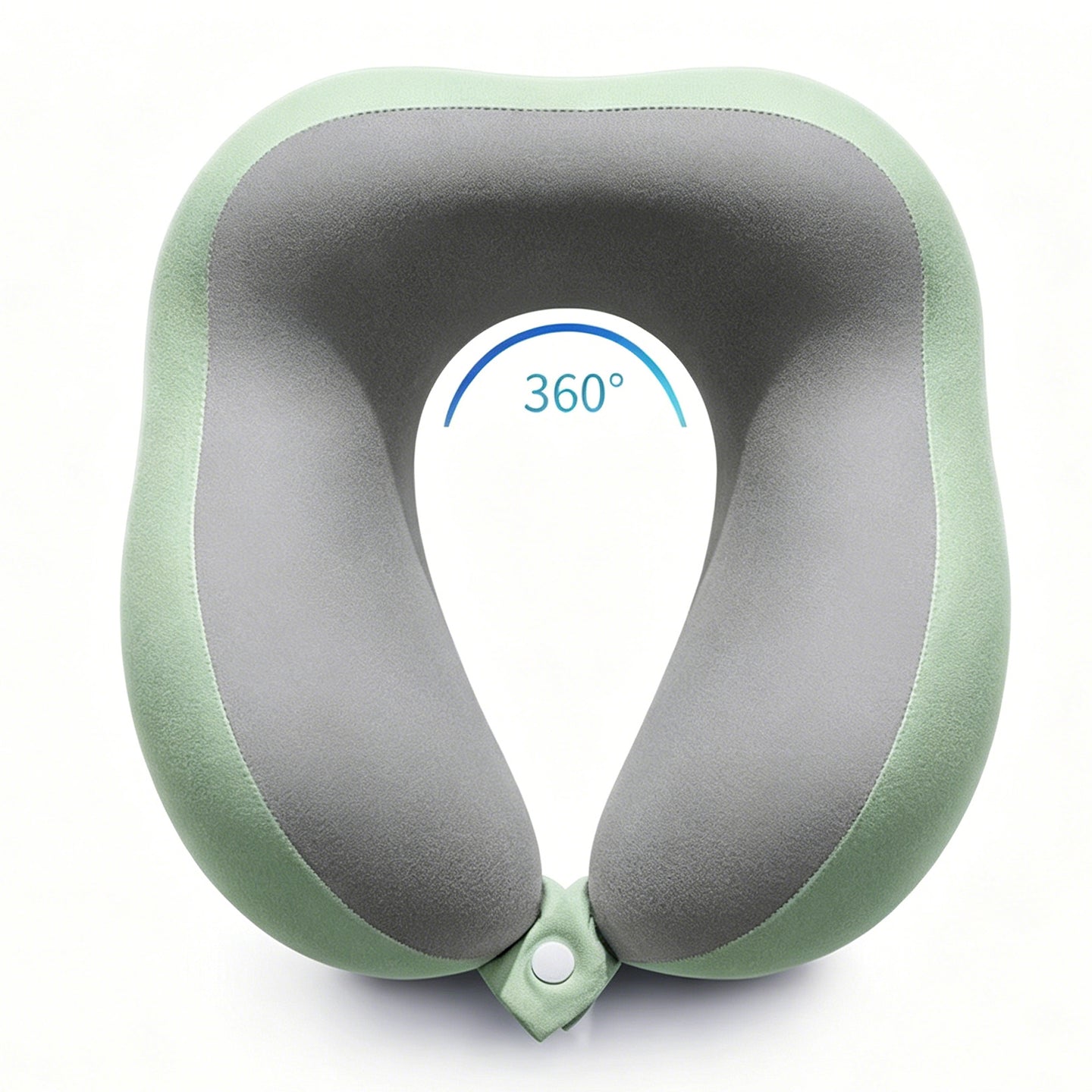 Ergonomic Travel Pillow with Capsule Case 360° Neck & Chin Support