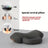 3-in-1 Heated Ergonomic Support Massager Pillow