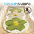 Liveonus Irregular 3D Flower Runner Rug Soft Bedroom Floral Carpet