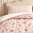 Liveonus 3 Pieces Cute Vintage Floral Soft Lightweight Comforter Set