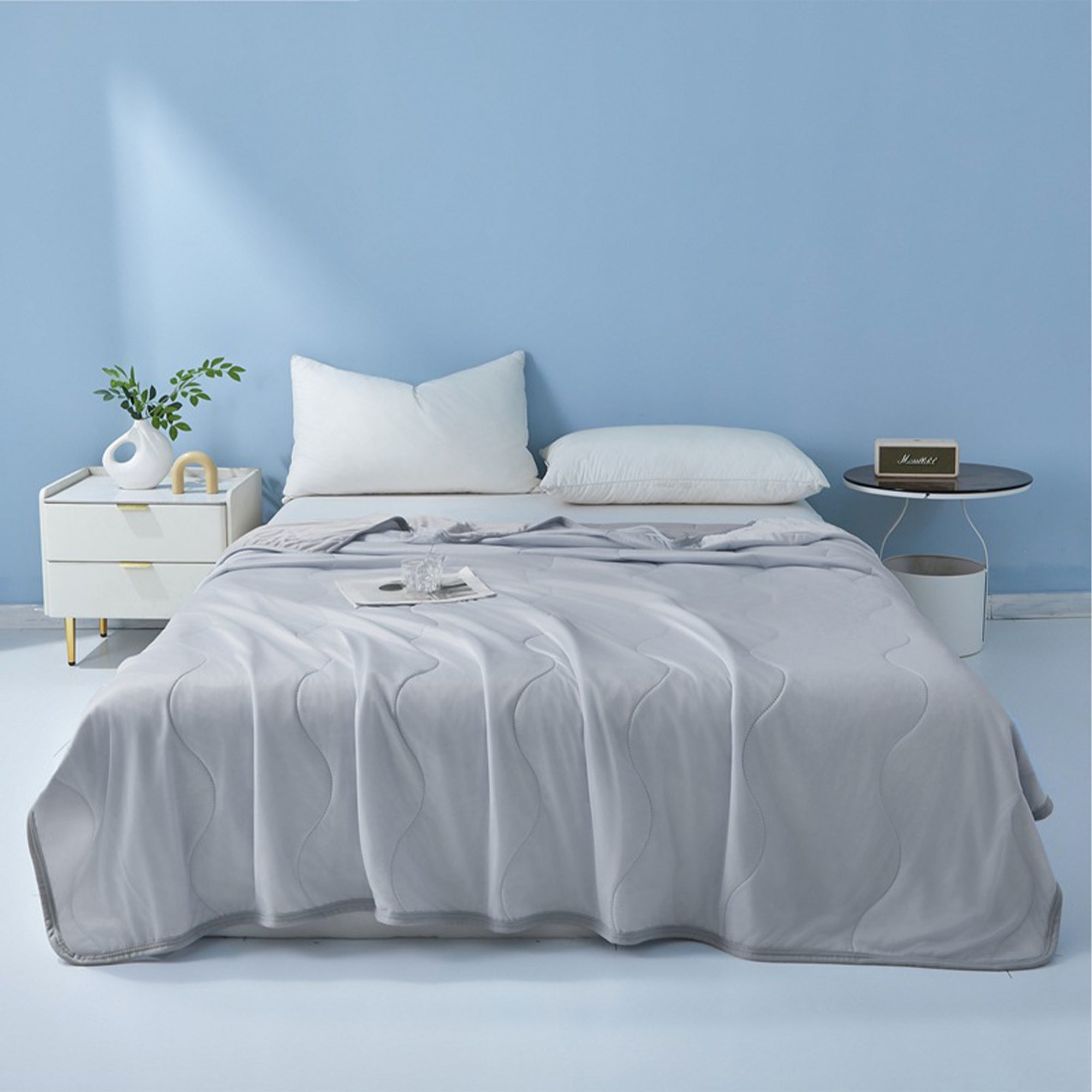 Long Lasting Cool Feel Super Soft Summer Air Conditioner Quilt Cooling Blanket