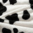 3 Pieces Soft Cow Print Plush Comforter Set for Fall & Winter