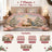 7 Pieces Pink Christmas Nativity Scene Bed in a Bag Bedding Set