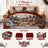 7-Piece Vintage Christmas Cabin Comforter Set