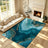 Liveonus Marble Swirl Abstract Gold Vein Non‑Slip Area Rug
