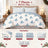 7-Piece Blue Christmas Tree Comforter Set