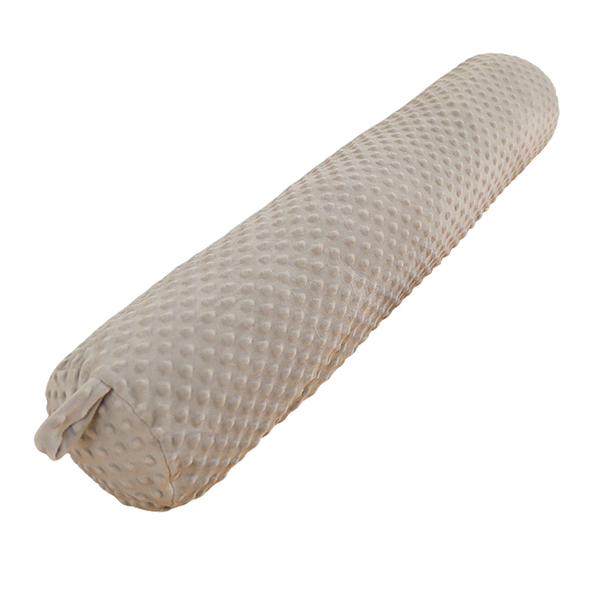 Long Round Minky Dot Huggable Bolster Body Pillow with Removable Washable Cover