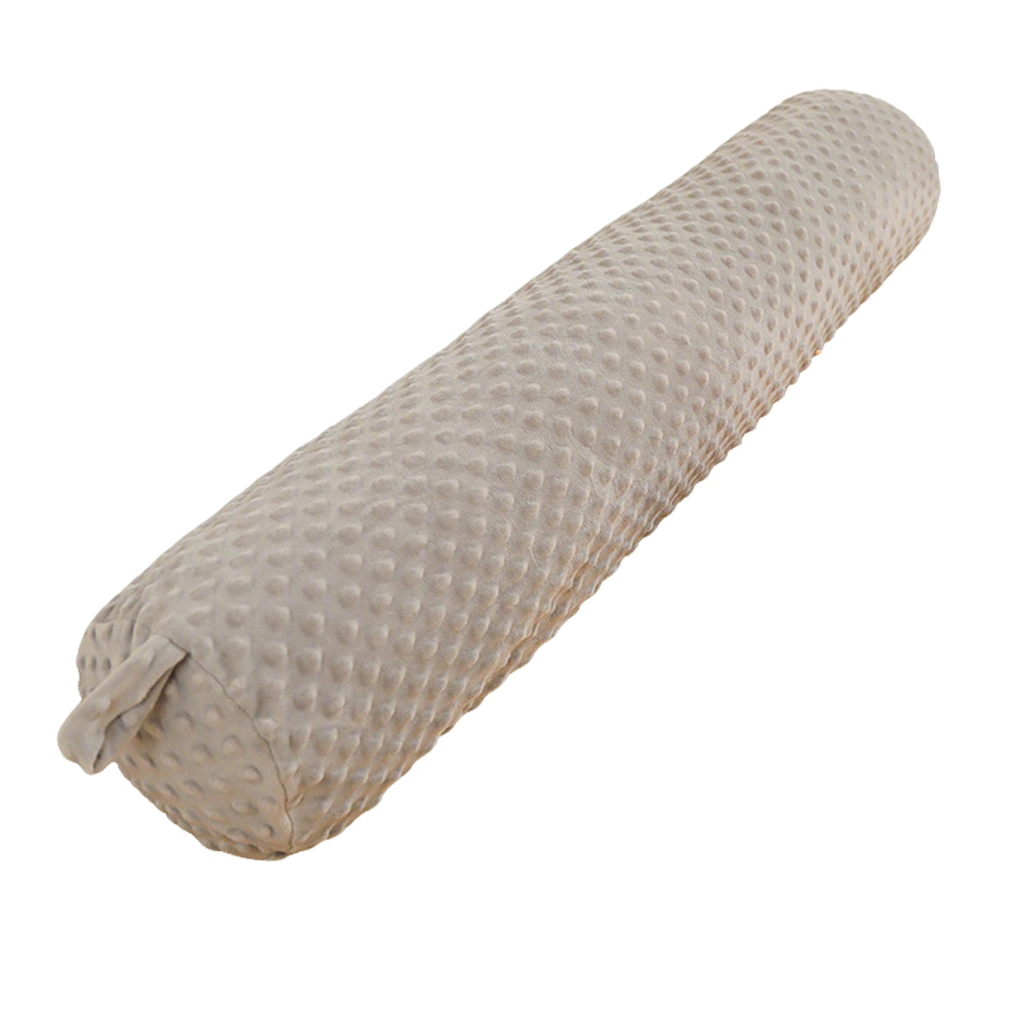 Long Round Minky Dot Huggable Bolster Body Pillow with Removable Washable Cover