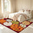Liveonus Fall Pumpkin Harvest Non‑Slip Area Rug for Thanksgiving Home Decor