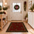 Vintage Christmas Tree Holly Berry Washable Area Rug