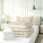 Liveonus 7pc Beige Neutral Plaid Comforter Set All Season Bedding