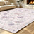Liveonus Vintage Butterfly Insect Botanical Washable Area Rug