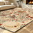 Liveonus Folk Art Forest Animal Moon Floral Washable Area Rug