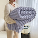 Fluffy Soft Warm Faux Rabbit Blanket