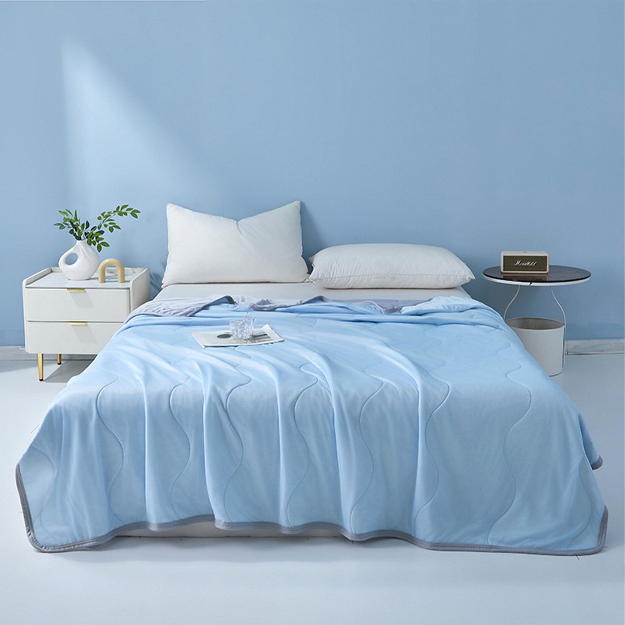 Long Lasting Cool Feel Super Soft Summer Air Conditioner Quilt Cooling Blanket