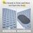 Liveonus Anti Slip Shower Mat With Foot Scrubber