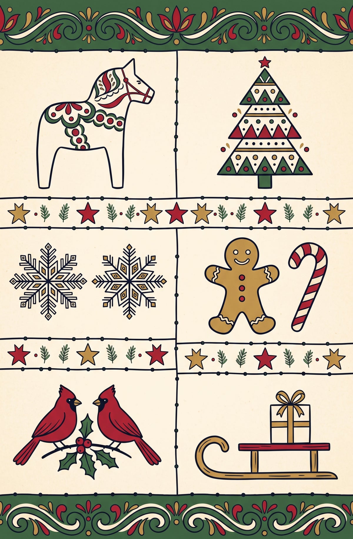 Liveonus Washable Christmas Area Rug for Home Holiday Decor