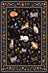 Liveonus Cute Cartoon Cat Floral Washable Area Rug