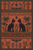 Vintage Ancient Egyptian Mythology Non-Slip Area Rug