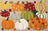 Liveonus Fall Pumpkin Harvest Non‑Slip Area Rug for Thanksgiving Home Decor