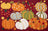 Liveonus Fall Pumpkin Harvest Non‑Slip Area Rug for Thanksgiving Home Decor