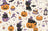 Liveonus Halloween Ghost Pumpkin Non‑Slip Area Rug