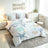 Liveonus 7 Pieces Coastal Ocean Seashell Starfish Comforter Set for All Season