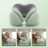 Ergonomic Travel Pillow with Capsule Case 360° Neck & Chin Support
