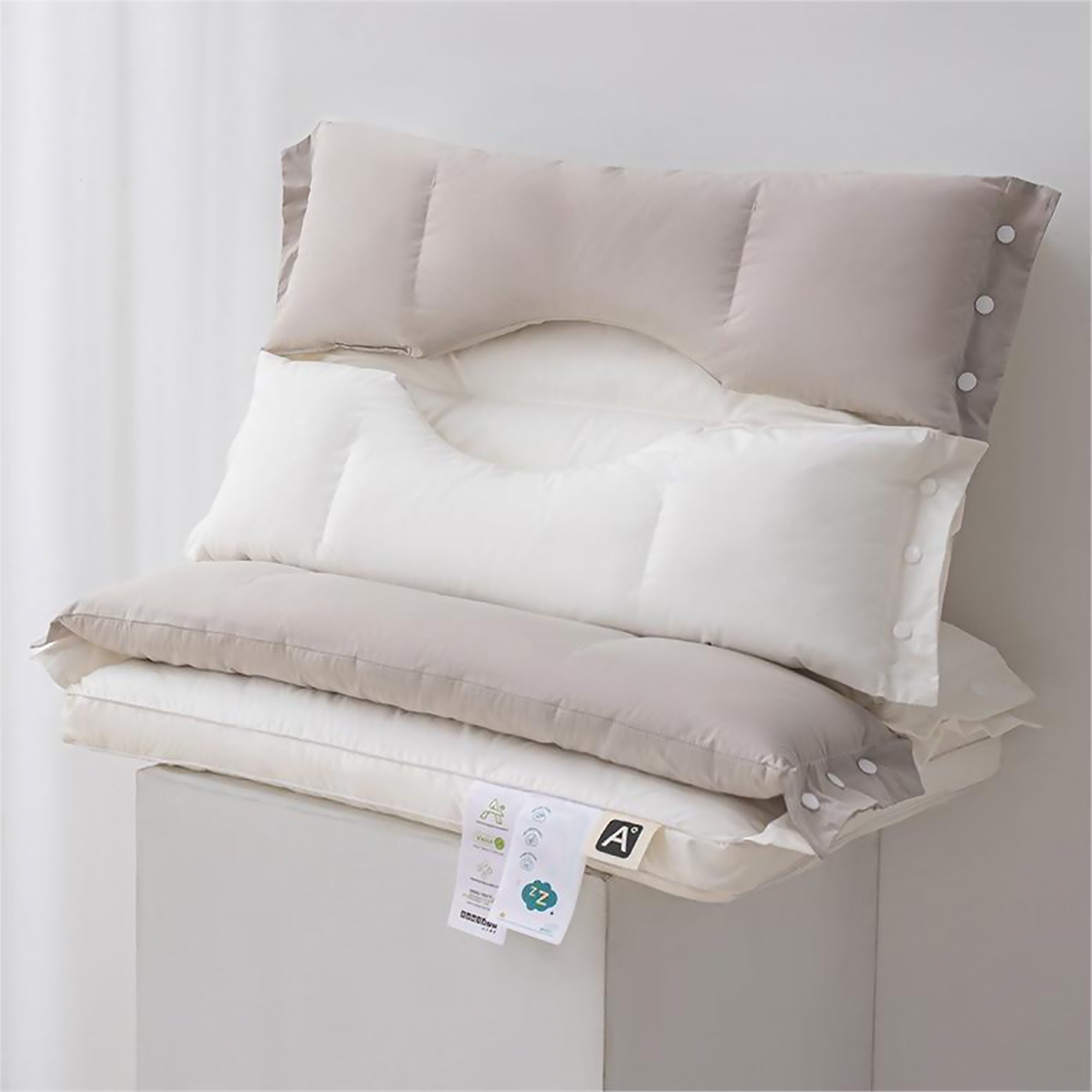 Ergonomic Multi-Zone Cervical Pillow