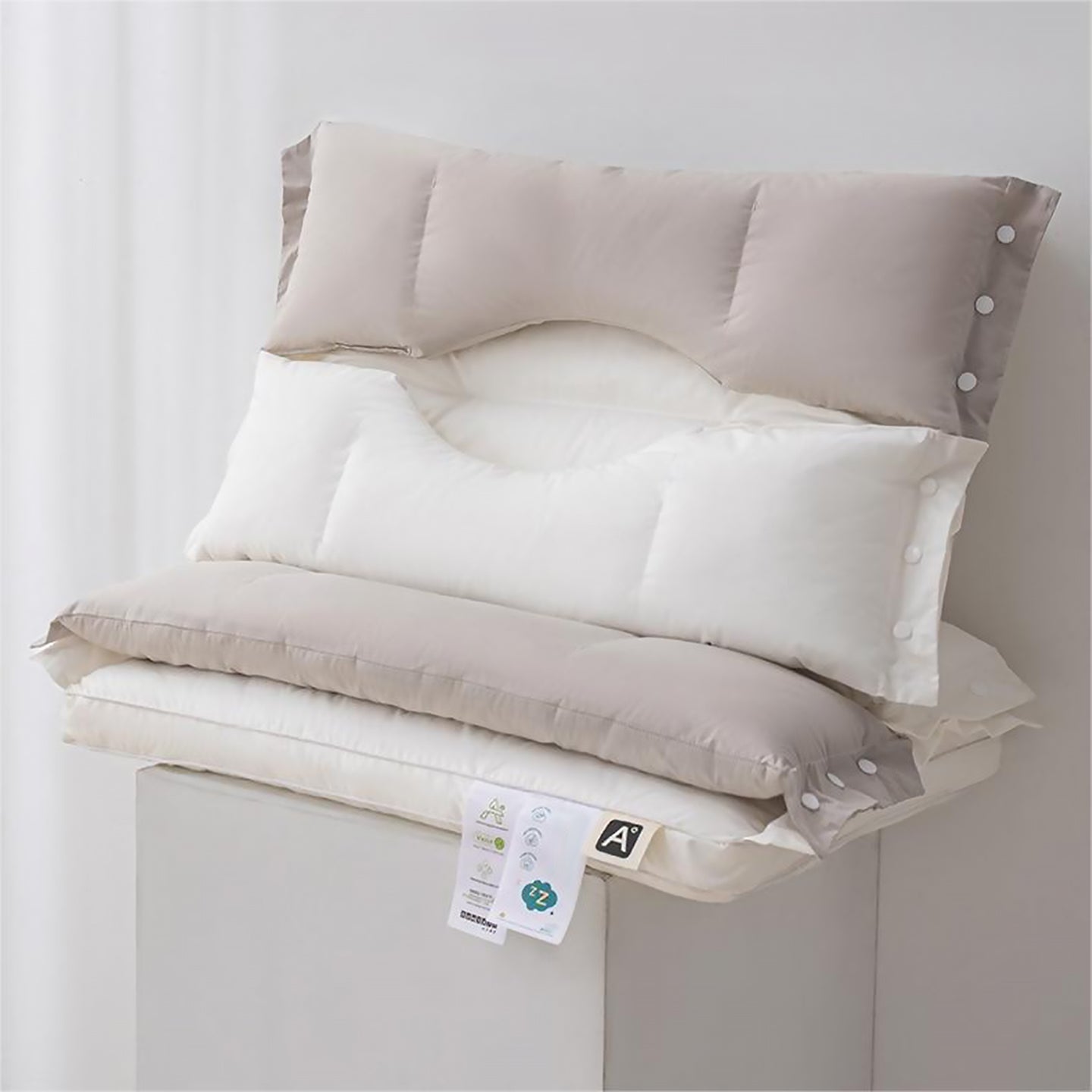 Ergonomic Multi-Zone Cervical Pillow