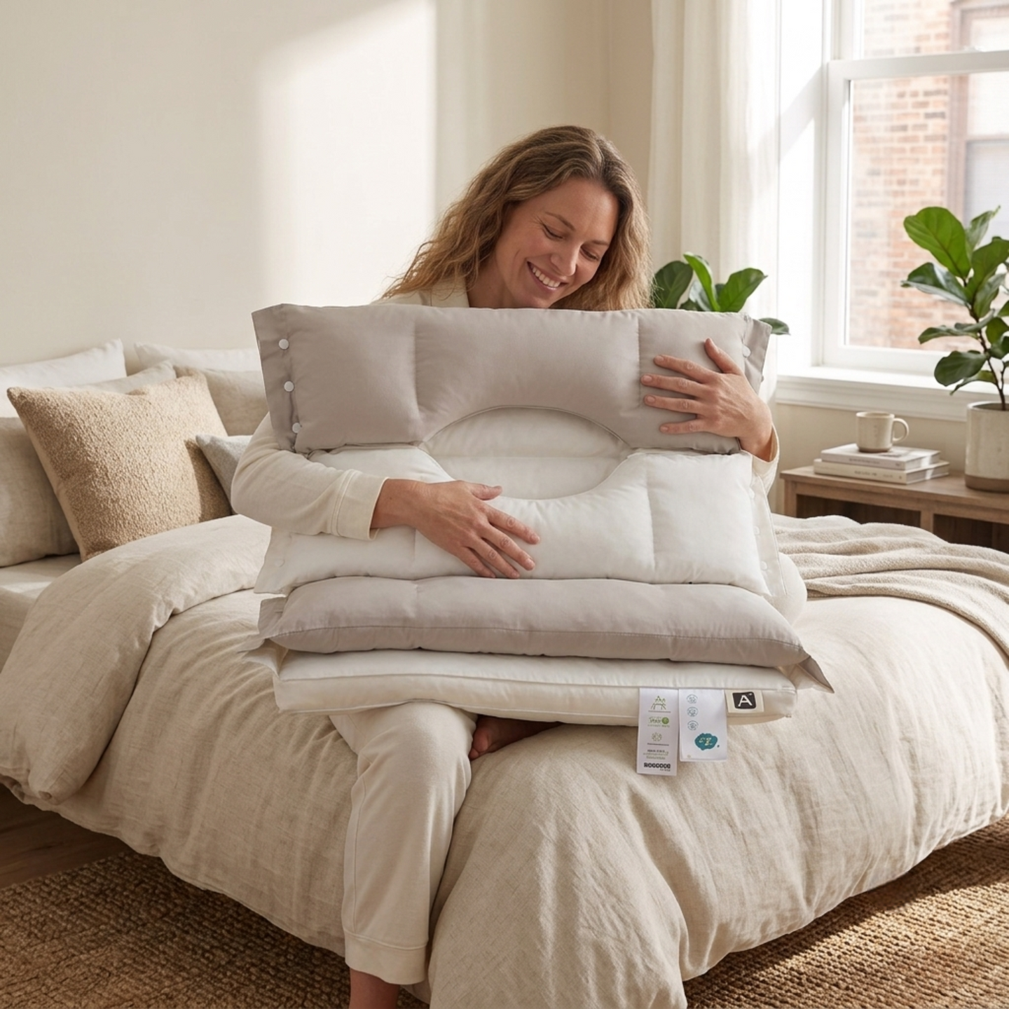 Ergonomic Multi-Zone Cervical Pillow