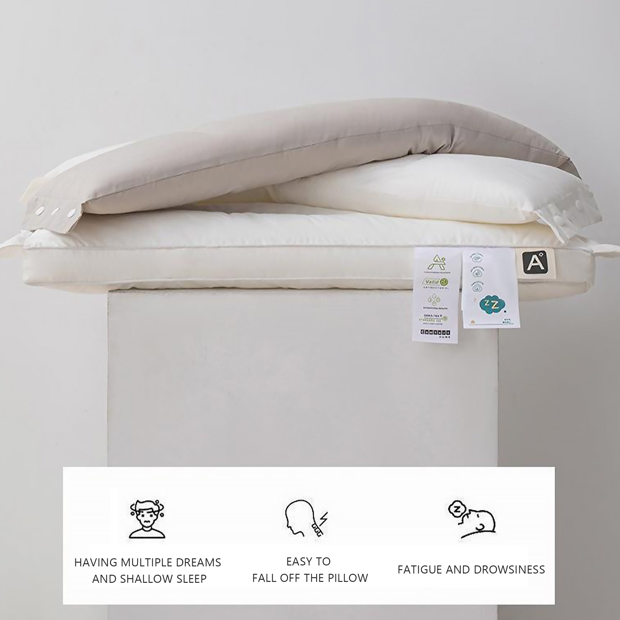 Ergonomic Multi-Zone Cervical Pillow