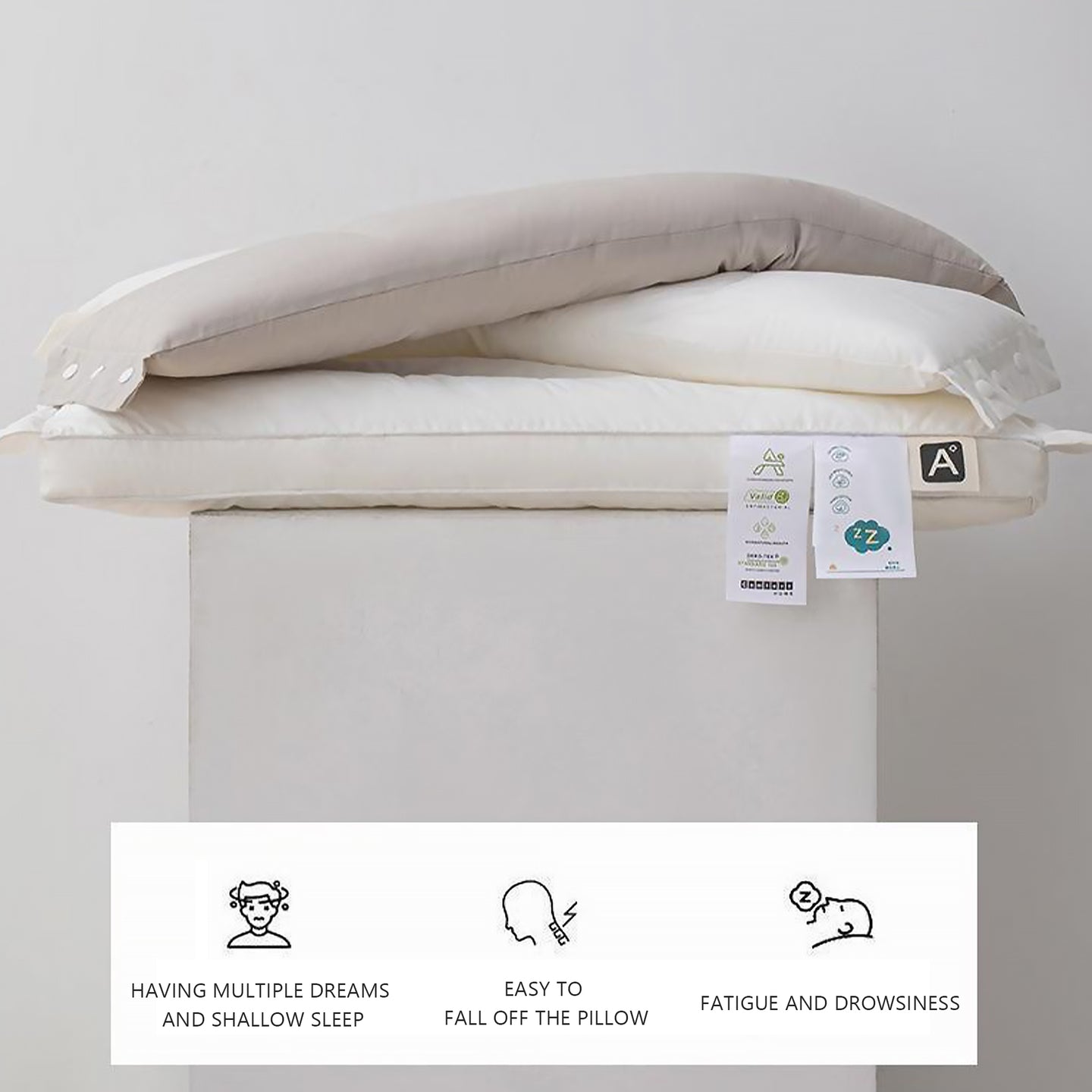 Ergonomic Multi-Zone Cervical Pillow