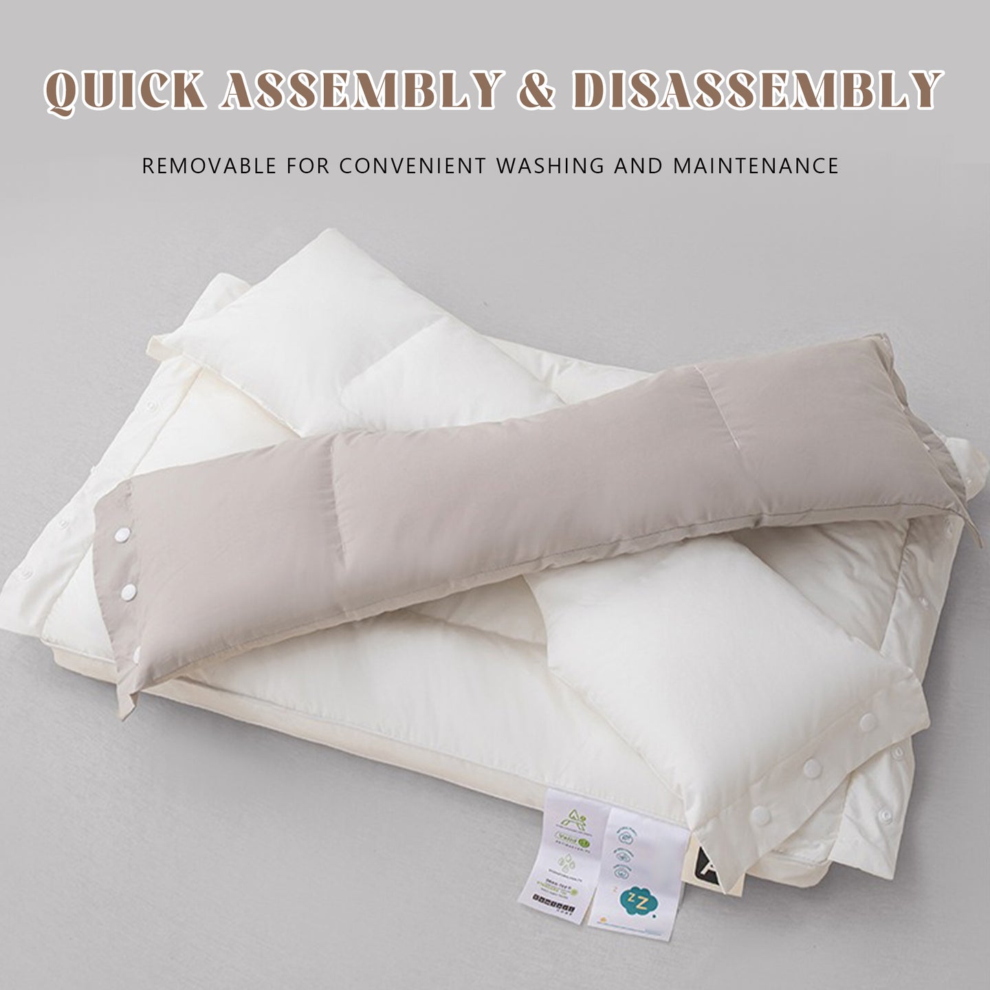 Ergonomic Multi-Zone Cervical Pillow