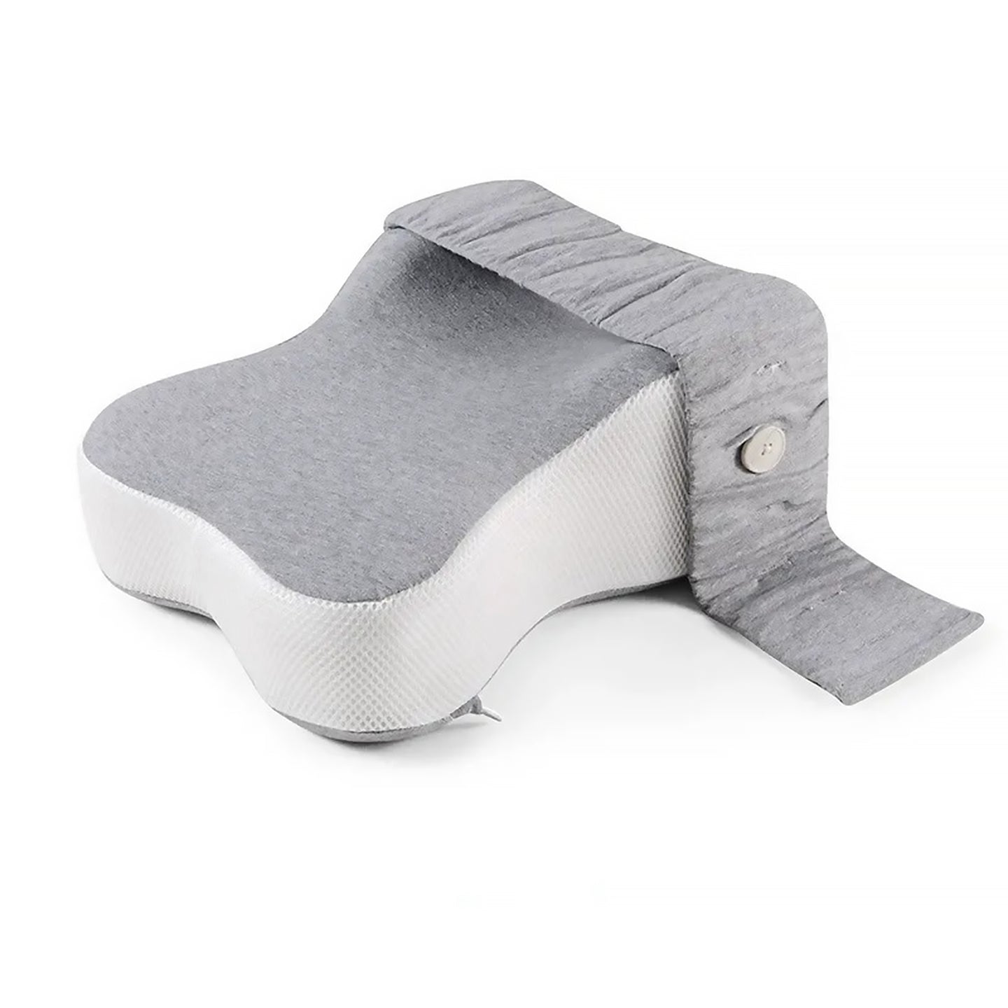 Ergonomic Contour Knee Pillow with Adjustable Strap