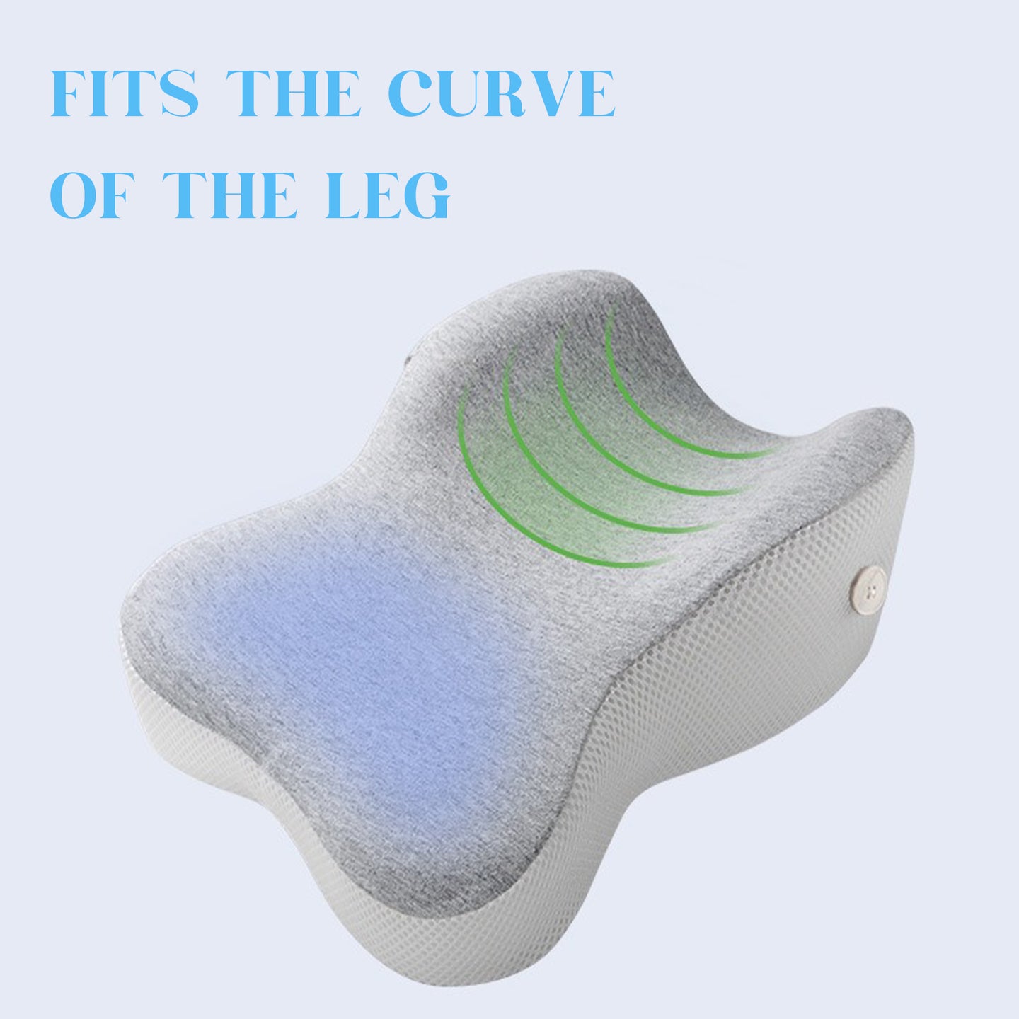 Ergonomic Contour Knee Pillow with Adjustable Strap