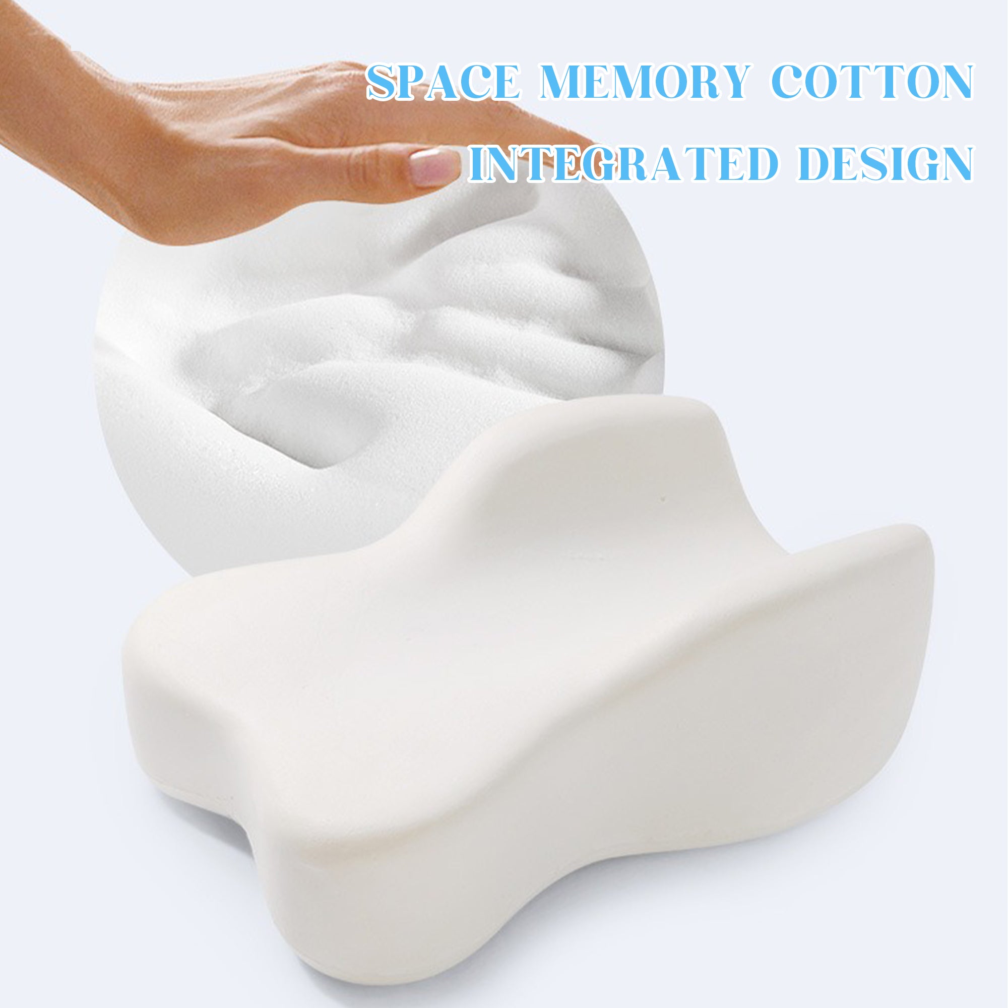 Ergonomic Contour Knee Pillow with Adjustable Strap