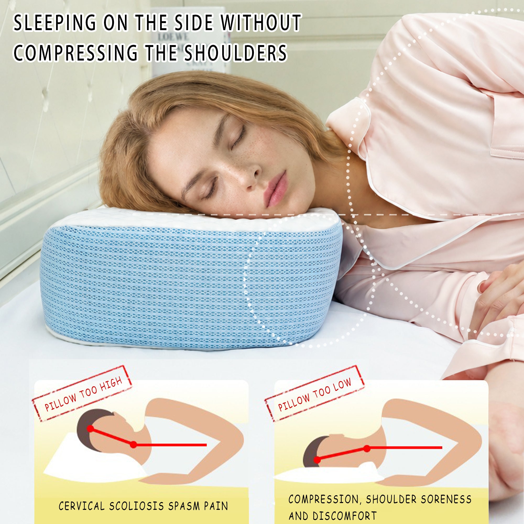 Orthopedic Cervical Contour Pillow