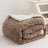 Super Soft 3D Carved Fleece & Sherpa Blanket