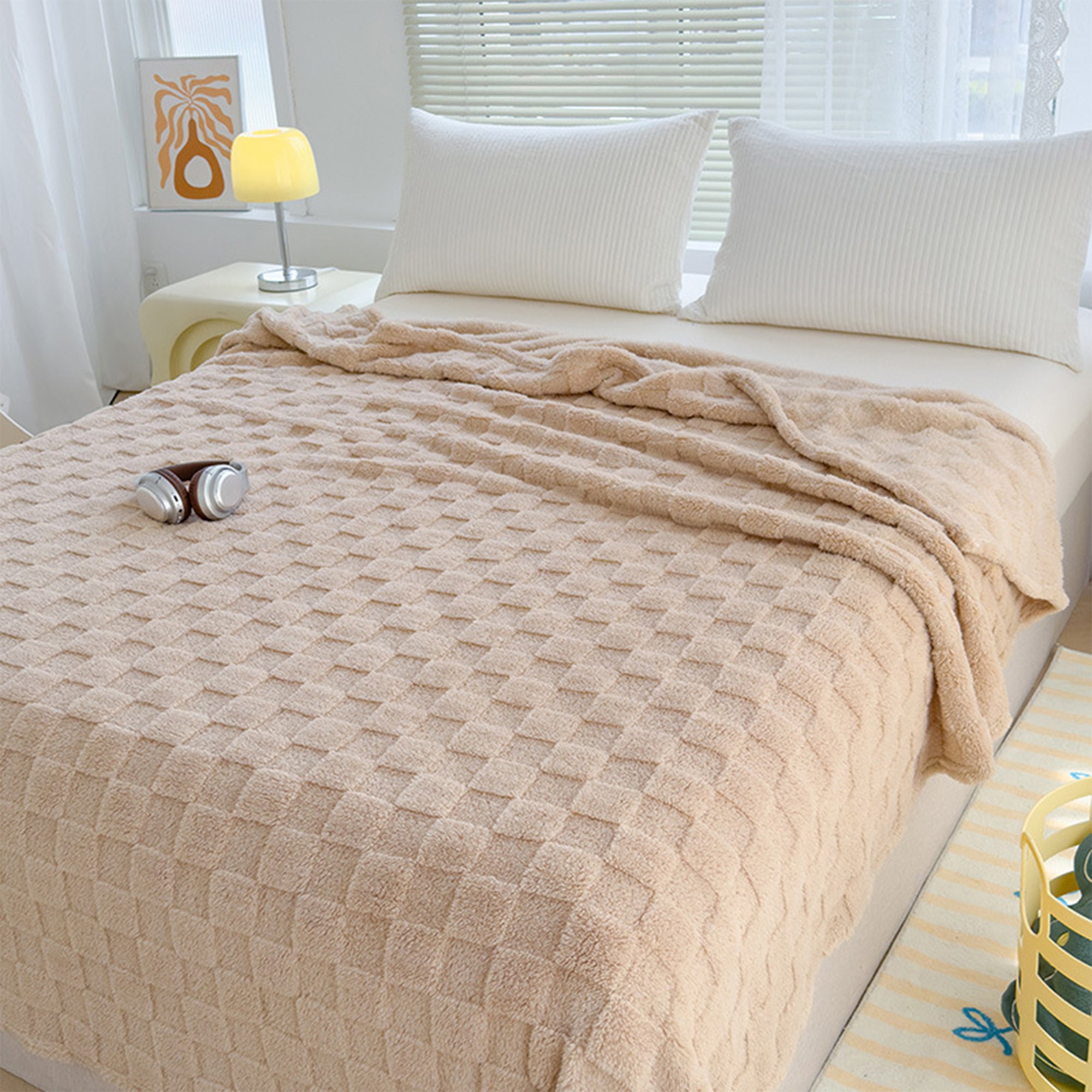 3D Carved Cloud-Soft Blanket — Luxury Throw with Pet-Friendly Durability