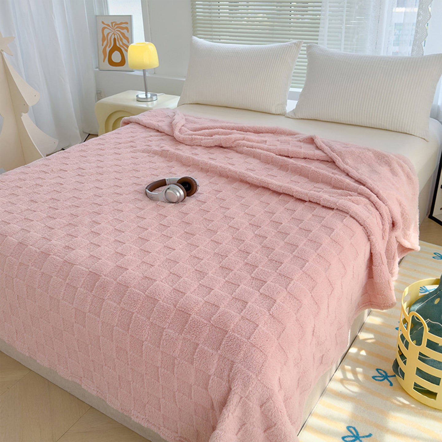 3D Carved Cloud-Soft Blanket — Luxury Throw with Pet-Friendly Durability
