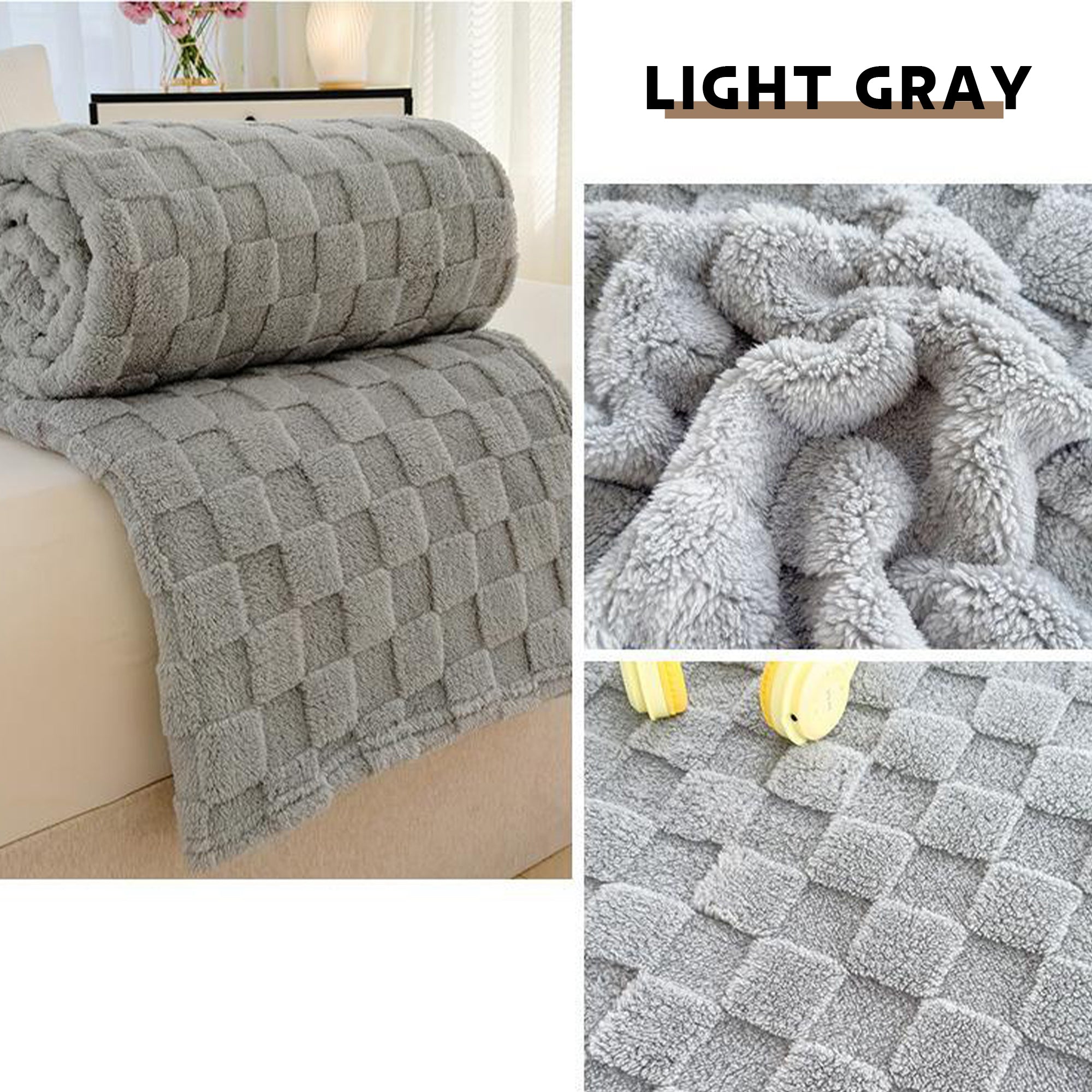 3D Carved Cloud-Soft Blanket — Luxury Throw with Pet-Friendly Durability