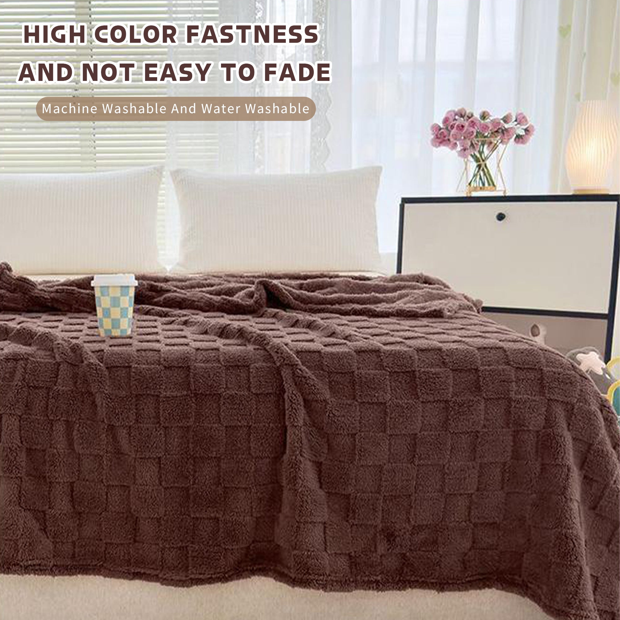 3D Carved Cloud-Soft Blanket — Luxury Throw with Pet-Friendly Durability