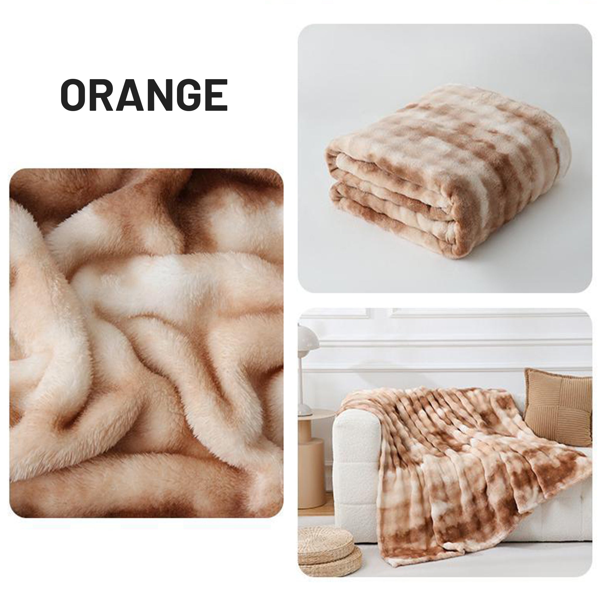 Cloud-Soft Tie-Dye Flannel Throw Blanket For Multi-Scene Comfort