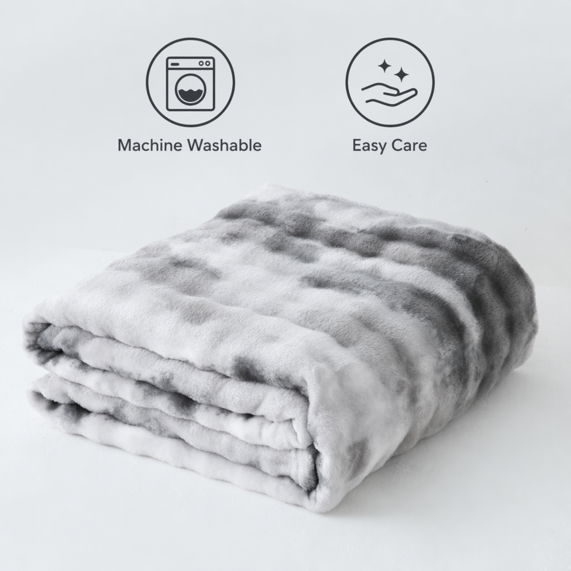 Cloud-Soft Tie-Dye Flannel Throw Blanket For Multi-Scene Comfort