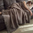 Cotton Waffle Knit Throw Blanket with Fringe – Boho Couch Cover & Cozy Quilt