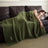 Cotton Waffle Knit Throw Blanket with Fringe – Boho Couch Cover & Cozy Quilt
