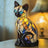 Aesthetic Resin Cat Table Lamp with Glowing Blue Eyes Ultimate Gift for Cat Lovers