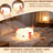 Axolotl Silicone Rechargeable Squishy Ambient Lamp with Tap Control & Sleep Timer